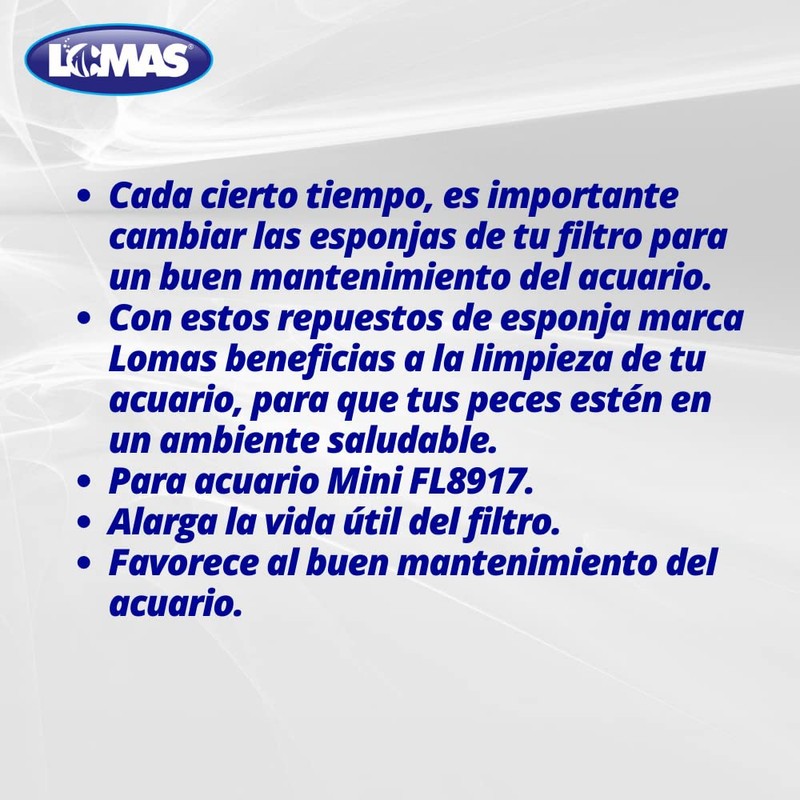Lomas Cartucho de Fibra con Carbón Activado Contiene 2 Piezas