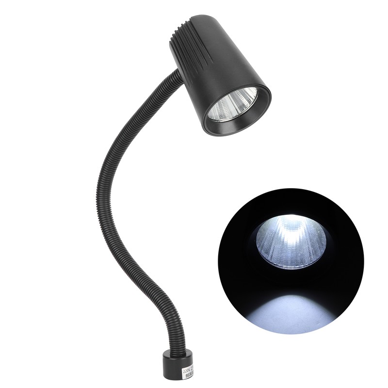 LED Work Lamp with Magnetic Base Adjustable Gooseneck for Sewing