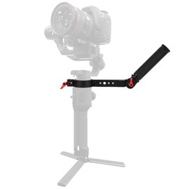 Gimbal Hand Grip, Lanyard Sling Extension Bracket Monitor Flash Mount Handle Extender Compatible for DJI Ronin-S Zhiyun Crane2 Handheld Gimbal Stabilizer(for Ronin-S)