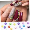 Outanaya Nail Charms and Rhinestones for Nail Art Jelly Flatback