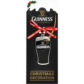 Guinness Metal Christmas Decoration - Pint