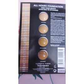 Yves Saint Laurent All Hours Foundation Sample Honey, Bronze, Hazelnut, Coffee