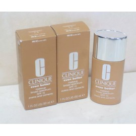 CLINIQUE EVEN BETTER MAKEUP SPF 15 - WN 68 BRULEE (MF) - 1 OZ BOXED LOT OF 2