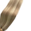 Clip in Hair Extensions Real Human Hair,Golden Blonde Balayage Blonde