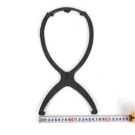 Mikinona Professional Wig Hanger Stand Plastic Wig Holder Folding Design for Salon Home Use