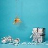 com-four® Decorative Christmas Tree - Glittering Christmas Fir for Hanging