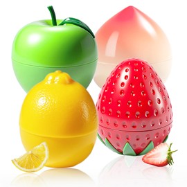 4 Pack Hand Cream Gift Set For Women,Mini Hand Lotion Bulk Travel Size for Dry Cracked Hands,Bridesmaid Gifts,Bachelorette Party Favors,Thank You Gifts,Birthday Gifts (Strawberry+Apple+Peach+Lemon)