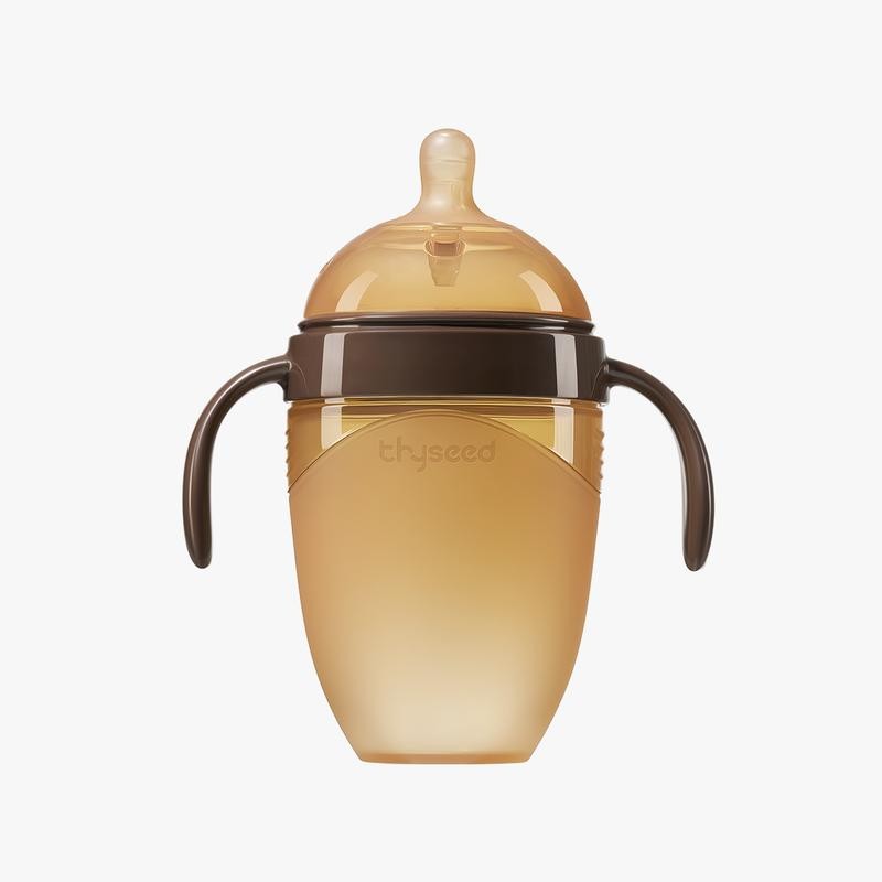 Thyseed Natural Baby Bottle Silicone Bottles 8oz/240mL - Age: 0-3