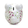 Child to Cherish Ceramic Piggy Bank for Girls, Shabby Chic