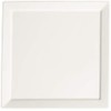 Fortessa Fortaluxe SuperWhite Vitrified China Dinnerware, Tavola 12-Inch Square Flat