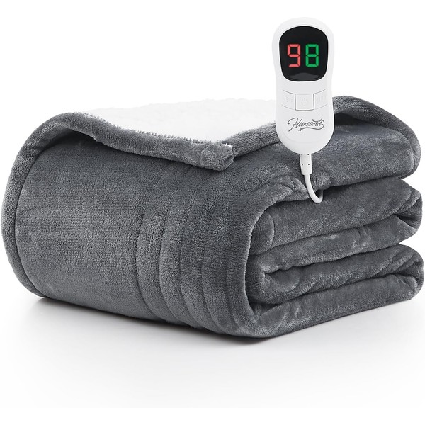 Heated Blanket Electric Blanket Twin 62"x84" Fast Heating Electric Blanket