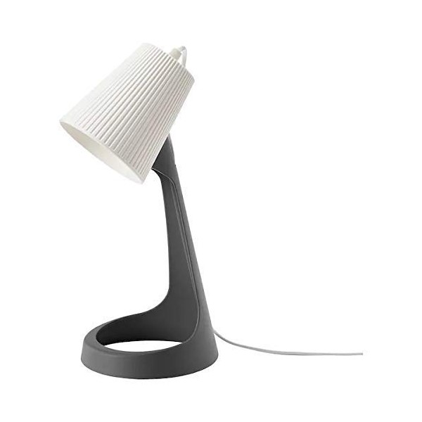 IKEA SSE SVALLET Work Lamp, GreyWhite(Bulb Included), Grey and White