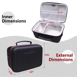 LTGEM - Funda rígida de EVA para cámara digital Panasonic LUMIX FZ80 4K - Bolsa protectora de viaje para transporte