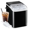 HealSmart Countertop Ice Maker Machine Self-Cleaning with Scoop Basket &