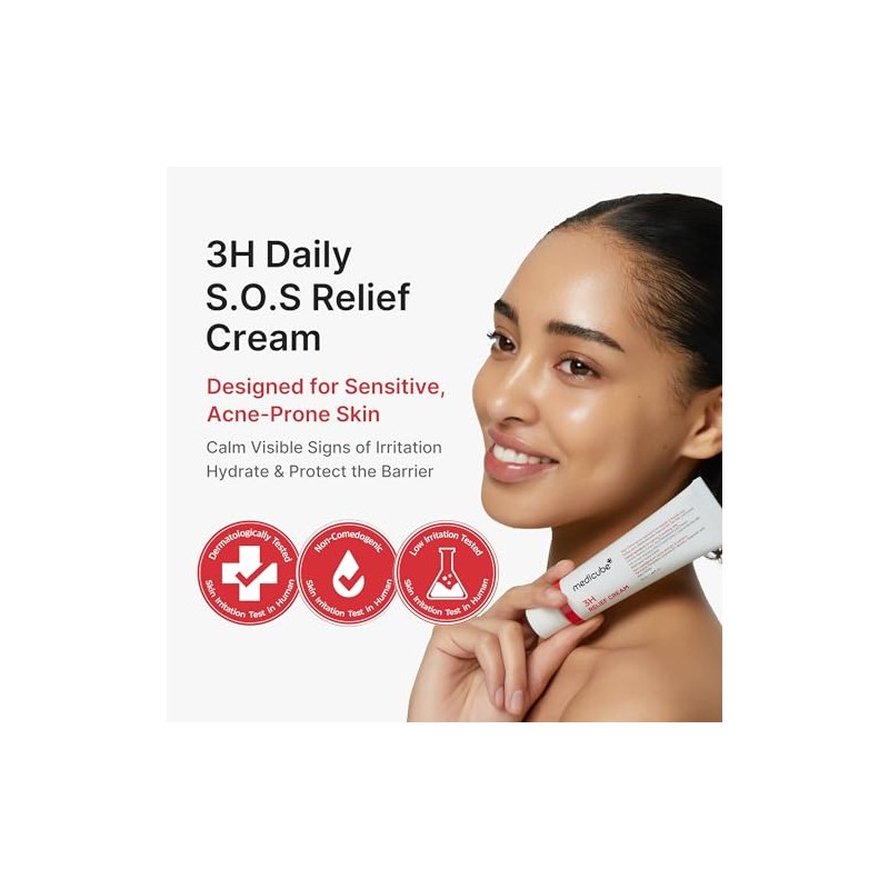Medicube 3H Daily Relief Cream | Soothing Moisturizer for All