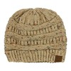 Warm Chunky Soft Stretch Cable Knit Beanie Skully