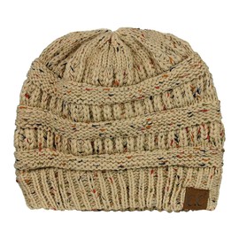 Warm Chunky Soft Stretch Cable Knit Beanie Skully