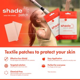 Sunscreen Sun Patch – Skin UV Shade Patch UPF 50+ Textile Patches Targeted sun protection for specific areas of your skin. Chemical-free, complete UV defense for comfortable, all-day wear.