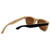 iceBoo Sunglasses Plastic lightweight frame matte wood wooden grain pattern
