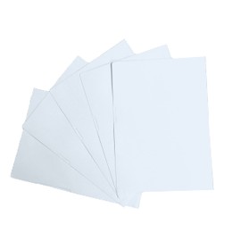 Paper Files A4 (Printable & Write) (50 Sheets) Plain Cardboard, Clear File, Clear Holder, For Children, Pets, Work Files, Made in Japan, BASIS AND NEWNESS (50 Sheets)