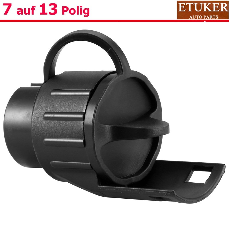 ETUKER Trailer Adaptor 7 to 13 Pin Towing Hitch 7-Pin