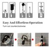 Damaged Screw Extractor Set, 6 Different Sized Screw Extractor, Easy