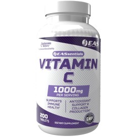 EAS Vitamin C 1000mg - Supports Immune Health & Collagen Production - 200 Tabs