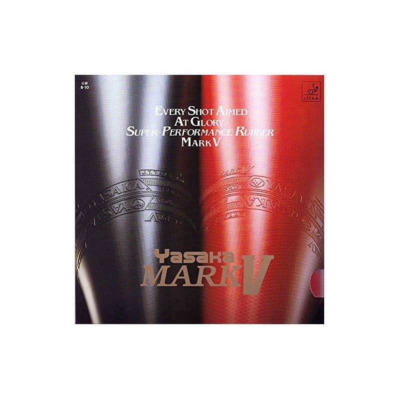 Yasaka Rubber Mark V, options 1,5 mm, black