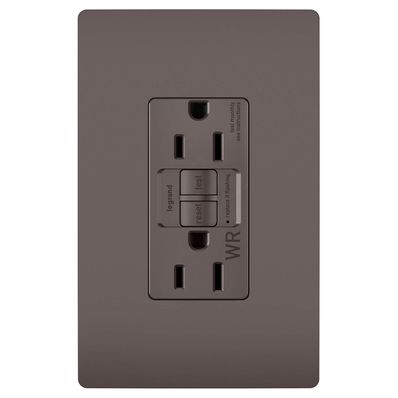 RADIANT 1597TRWRW SELF TEST TR WR GFCI 15A 125V WH