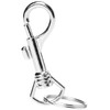 Merriway® BH01835 Metal Hipster Key Snap Hook & Ring -