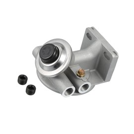 ACROPIX 3/8" NPT 1-14" Diesel Fuel Filter Mounting Base/Hand Priming Pump Mounting Base/Durable/Metal / 1 Pc/Silver Tone Car Parts