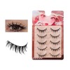 MAEXUS False Eyelashes, 5 Pairs, Thick False Eyelashes, For Actresses