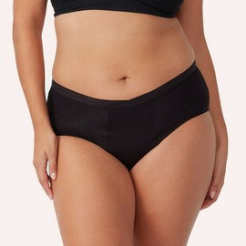 Love Luna Period Hi-Waisted Bamboo Brief, Black / 18/20