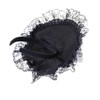 BinaryABC Halloween Witch Hat Headband for Halloween Costume Dress up