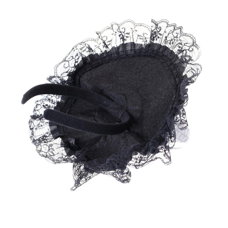 BinaryABC Halloween Witch Hat Headband for Halloween Costume Dress up