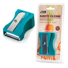 Monkey Business Karoto Julienne – Carrot Sharpener with Julienne Blade | Fun Kitchen Gadgets | from a Series of Unique Peelers for Kitchen | Fun Kitchen Stuff | by
