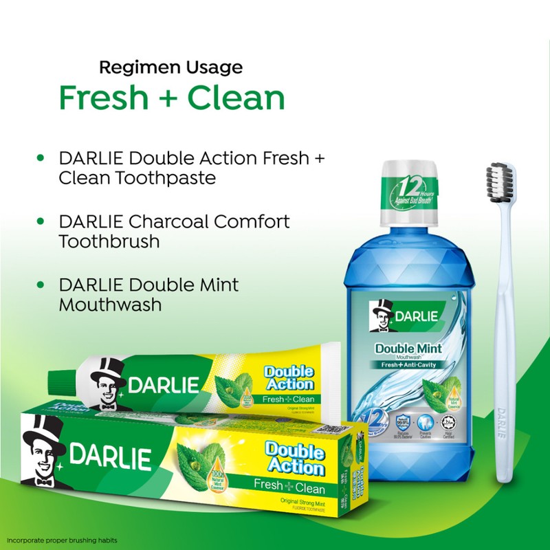 DARLIE Double Action Fresh + Clean Strong Mint Enamel Protect