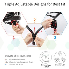 iOutdoor Adult Cycling Helmet, CE EN1078, EPS Body and PC Shell, Robust and Ultralight, with Removable Visor and Padding, Includes Headband, Adjustable Cycling Helmet, 56 - 64 cm