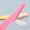 2-Piece Portable Straight Eyebrow Razor Set for Beauty and Personal Grooming Makeup 3ea