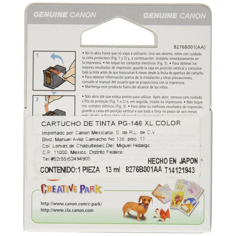 Canon Cartucho de Tinta PIXMA CL-146 XL de COLOR