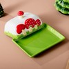Ceramic Mushroom Butter Dish - Whimsical Red and White Polka