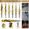 LAMPTOP 39-Pcs Woodworking Chamfer Drilling Tools Including 1-Pcs Bolt-Deburring Tool,