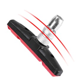 Anhoer 4Pairs Bike Brake Pads V Brake Pads 70mm Mountain Bike Brake Pads Bike Brake Blocks with Hex Nuts for Mountain Bicycle