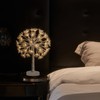 LITBLOOM Lighted Dandelion Tabletop Tree with Timer Battery Operated and