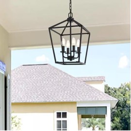 Chandelierliquidators Chandelier Light Fixture Black Indoor Outdoor Kitchen Island Foyer Dining Room