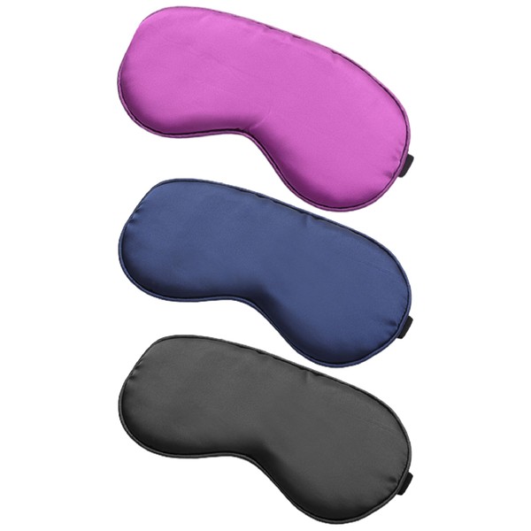 3 Stück Seiden Schlafmaske Augenmaske Zum Schlafen Augenschutz Für Nachtschlaf