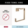 DELTA Vero Towel Ring, Champagne Bronze, Bathroom Accessories, 77746-CZ