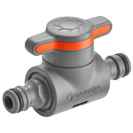 Gardena Coupling with Flow-Control Valve: Hose Coupling for continuously regulating and shutting Off The Water Flow in The Hose Route, Range Regulation of a Sprinkler (18266-20)