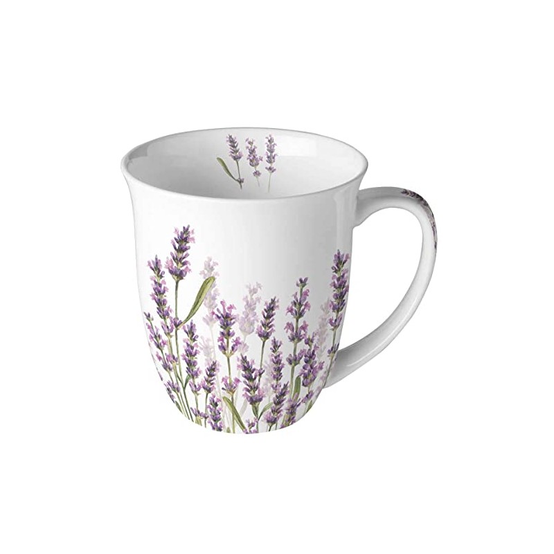 Ambiente Coffee Cup Lavender Shades White 400 ml Tea Cup