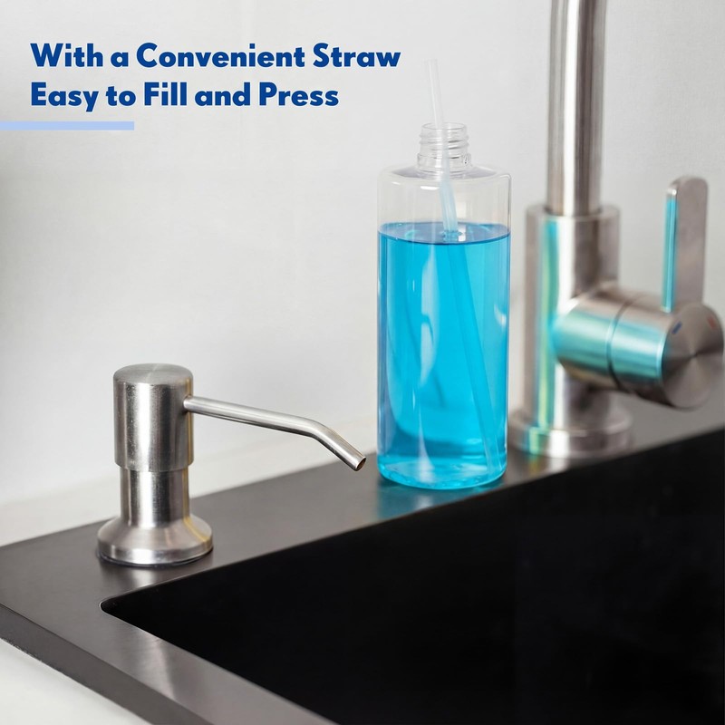 Singhoow Updated Soap Dispenser Bottle for Kitchen Sink Replacement 500